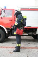 Branschutzkleidung mit Atemschutz